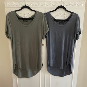 Paperoc lot of 2 sand wash tees